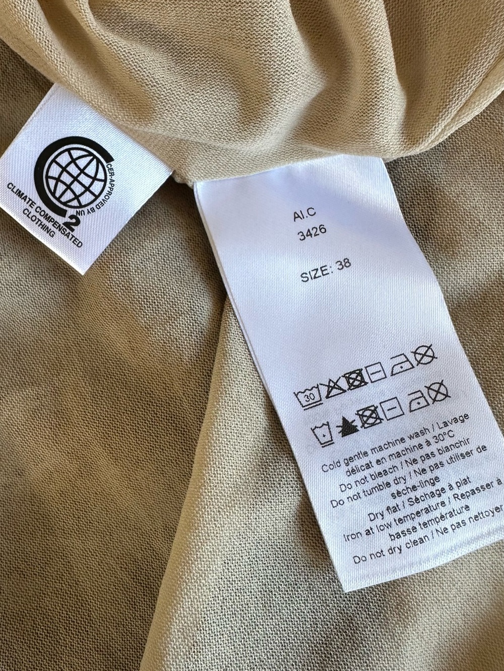 GANNI Tigers Eye Mesh Brown Maxi Dress Wrap Size EU 38 US Medium Or 8/10 Animal - Picture 6 of 11